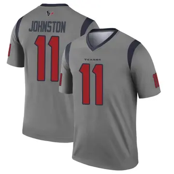 Cameron Johnston Men's Nike White Houston Texans Vapor Untouchable Custom Elite Jersey