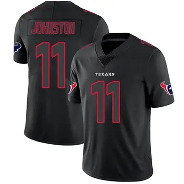 Cameron Johnston Men's Nike White Houston Texans Vapor Untouchable Custom Elite Jersey