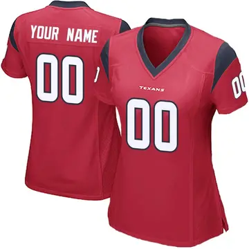 Men's Houston Texans Red Alternate Custom Jersey, Houston Football Jersey  Cheap for Sale - Reallgraphics