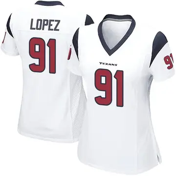 Men's Nike Roy Lopez Navy Houston Texans Player Game Jersey